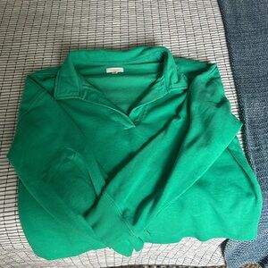 Green Collared Sweater